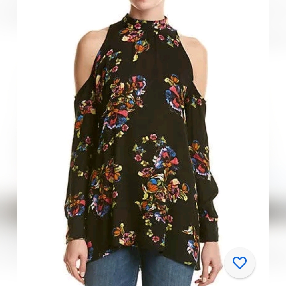 Free People Kaleidoscope Dreams Tunic Off The Shoulder Shirt Dress XS